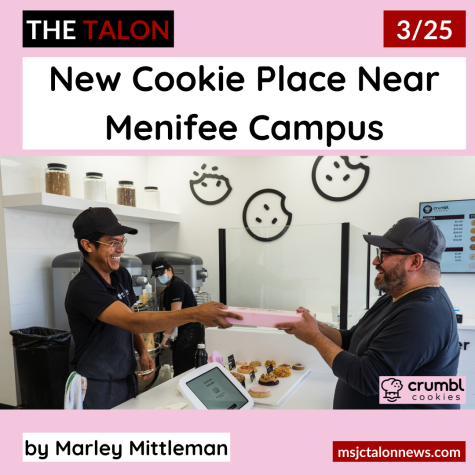 Instagram Graphic for New Cookie Place Near Menifee Campus 
Instagram Graphic by