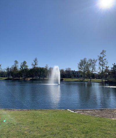 Photo of Harveston Lake Fountain by Olivia Voelkel