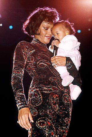 Whitney Houston with her daughter, Bobbi Kristina Brown.