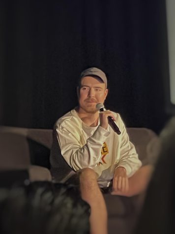 MrBeast speaking at VidCon 2022. (2022). Photographed by Camryn Friday