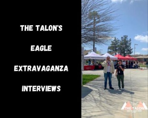 Daniel and Eddie interviewing at the Eagle Extravaganza