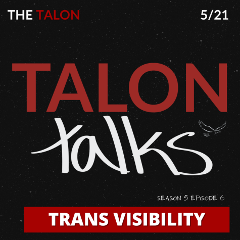 Talon Talks Podcast logo for Trans Visibility episode