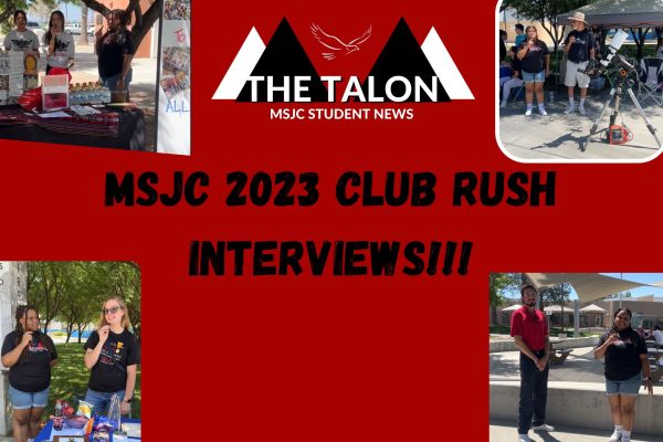 MSJC Club Rush 2023 Interviews