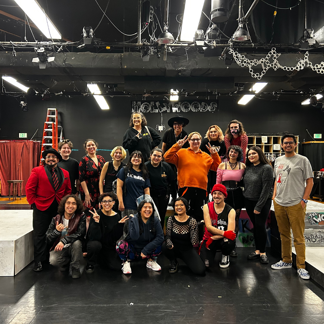 The cast of the musical Little Red