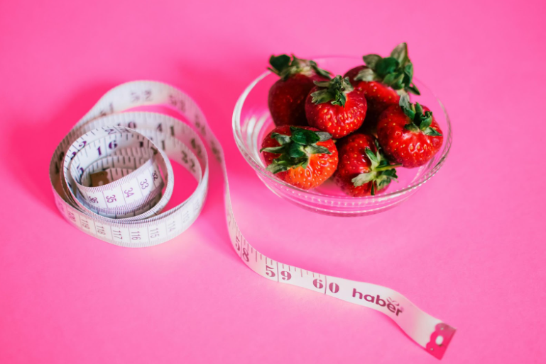 “Strawberries and Measuring Tape” 