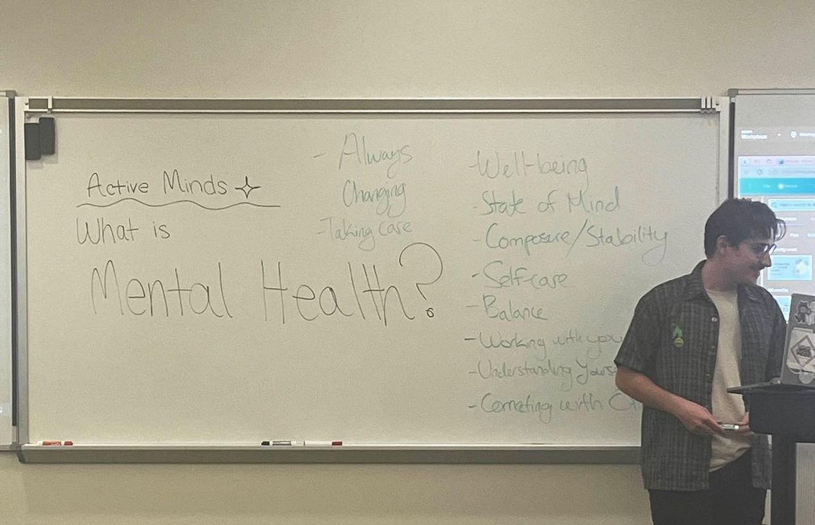 Latora presenting the definition of mental health