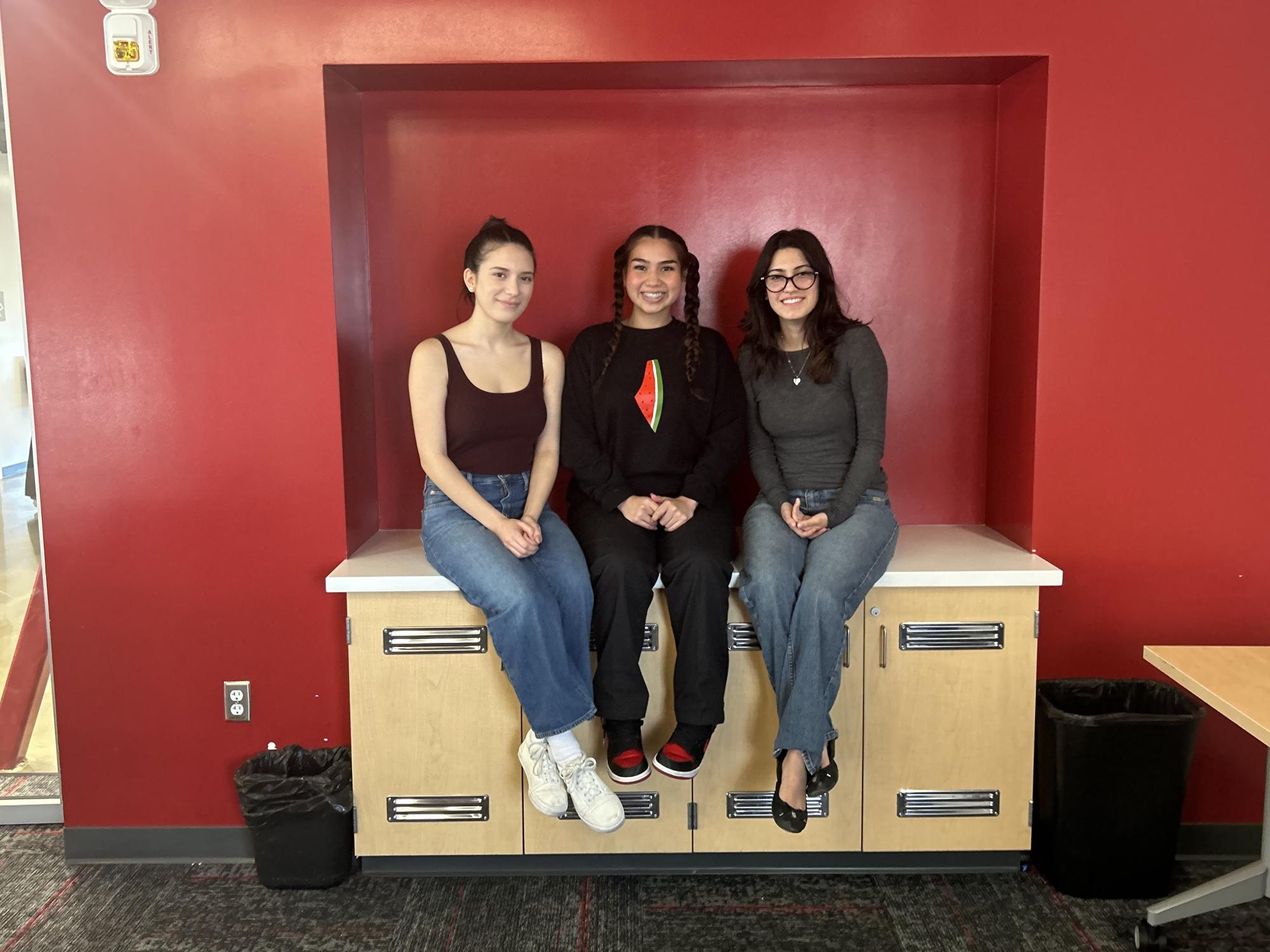 Left to Right: Grace Rousett, Lizbeth Esquer and Cassandra Jara