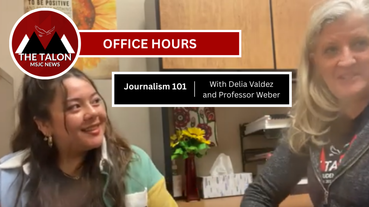 Office Hours:  Journalism 101 with Delia Valdez and Journalism & Communication Professor Michele Weber